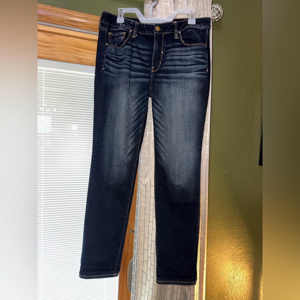 American Eagle Outfitters Dark Indigo Skinny Jeans